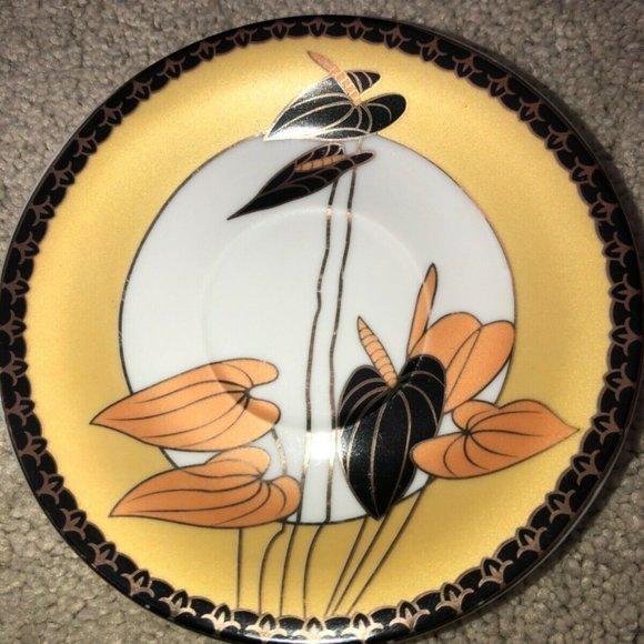 Vintage‎ Japan Especo 24 Ct Gold Plated Trinket Dish Gold Collections - Picture 8 of 10